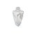 Frasco para Perfumaria de Vidro Quadrado Frasco Sintra - 50ml - 1 unidade - Rizzo - Imagem 3