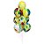 Kit Buquê Balões Látex Tie-Dye Multicolorido - Buque com 10 Balões - 1 unidade - Regina - Rizzo - Imagem 1