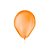 Balão de Festa Látex Cristal - Laranja Tangerina - Balões São Roque - Rizzo - Imagem 1