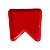 Bandeja Decorativa - Bandeira Vermelho - 1 unidade - Rizzo - Imagem 1
