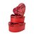 Kit Caixa Papel Rígido Coração Vermelho com Laço - 3 unidades - Rizzo - Imagem 1