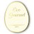 Adesivo "Ovo Gourmet nude" - Ref.2144 - Hot Stamping - Dourado - 30 unidades - Stickr - Rizzo - Imagem 1