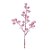 Pick Galho de Frutas Rosa Gliter - 22cm - 1 unidade - Cromus - Rizzo - Imagem 1