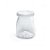 Mini Pote de Vidro com Tampa Plástica 100ml - 5x7cm - 1 unidade - Yoss - Rizzo - Imagem 1