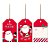 Tag Para Presente "Feliz Natal" - Nicolau - 12 unidades - Cromus - Rizzo - Imagem 1
