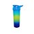 Garrafa Ice Degradê - Azul Royal, Amarelo e Azul Claro Fosco - Tampa Azul Claro - 1 unidade - Rizzo - Imagem 1