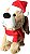 Cachorrinho Decorativo de Natal - Com Movimento - 30 Centímetros - 1 unidade - Rizzo - Imagem 1