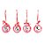 Kit Bolas Decorativas de Natal Mickey Disney - 7 cm DIâmetro Ø - 4 unidades - Cromus - Rizzo - Imagem 1