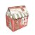 Caixa Casinha - Vitrine De Natal - 13 x 8 x 14 cm - 5 unidades - Decora Doces - Rizzo - Imagem 1