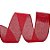 Fita Decorativa Aramada c/ Glitter Vermelho - 6,3 cm x 91,4 m - 1 unidade - Cromus - Rizzo - Imagem 1