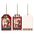 Tags de Natal - Noel Carmin - 8 x 5 cm - Cromus Natal - 12 unidades - Rizzo - Imagem 1
