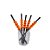 Canudo Decorativo Abóbora de Halloween Preto - 5 unidades - Rizzo - Imagem 1