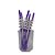 Canudo Decorativo Caveira de Halloween Roxo - 5 unidades - Rizzo - Imagem 2