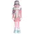 Soldadinho de Chumbo Rosa e Branco - 1 unidade - Cromus - Rizzo - Imagem 1