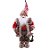 Papai Noel - Camiseta Xadrez Vermelha/Marrom - 1 unidade - Cromus - Rizzo - Imagem 1