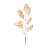 Galho Pick e Folhas com Glitter Dourado - 1 unidade - Cromus - Rizzo - Imagem 1