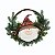 Guirlanda com Papai Noel - Cromus Natal - 1 unidade - Rizzo - Imagem 1
