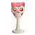 Taça Halloween - Branca com Vermelho - Caveira - 250ml - 1 unidade - Rizzo - Imagem 1