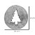 Tronco Estilizado c/ Pinheiro - 01 unidade - Cromus Natal - Rizzo - Imagem 2