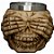 Copo Caveira - "Caveira Tampando os Olhos" - 60ml - 1 Unidade - Rizzo - Imagem 1