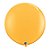 Balão Gigante de Festa em Látex 3ft (90 cm) - Goldenrod (Amarelo Ouro) - 2 Unidades - Qualatex - Rizzo - Imagem 1