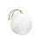 Bola Decorativa - Branca - 10cm - Cod.BD988 - 3 unidades -  - Rizzo - Imagem 3