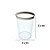 Copos Especiais para Docinhos Requinte Cristal 25ml - 20 Unidades - Cromus - Rizzo - Imagem 2