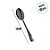 Colher de Plástico Sobremesa Metalizada Bronze - 14cm - 8 Unidades - Cromus - Rizzo - Imagem 1