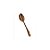 Colher de Plástico Sobremesa Metalizada Bronze - 14cm - 8 Unidades - Cromus - Rizzo - Imagem 2