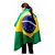 Bandeira De Tecido - Brasil - 90cm x 130cm - 1 unidade - Rizzo - Imagem 1
