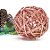 Bola de Natal Ratan Rose Gold - ø 10 cm - 1 unidade - Cromus - Rizzo - Imagem 1