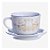 Xícara de Chá com Pires de Porcelana "You Have The Grim" Harry Potter - 350ml - 1 unidade - Zona Criativa - Rizzo - Imagem 1