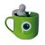 Caneca de Cerâmica com infusor de chá Mike Wazowski Monstros SA - 350ml - 1 unidade - Zona Criativa - Rizzo - Imagem 1