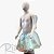 Kit Fantasia Infantil Carnaval - Borboleta - Azul - Mod:582 - 01 unidade - Rizzo - Imagem 1