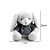 Coelho Pelúcia com Blusa Moletom Capuz - Azul - 20cm - 01 unidade - Cromus Páscoa - Rizzo - Imagem 2