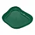 Bandeja Orgânica  - 13x10cm -  Verde Folha - 1 unidade - Só Boleiras - Rizzo - Imagem 2