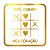 Adesivo "Você Ganhou Meu Coração" - Ref.2090 - Hot Stamping - Dourado - 50 unidades - Stickr - Rizzo - Imagem 1