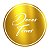 Adesivo "Doces Finos" - Ref.2110 - Hot Stamping - Dourado - 50 unidades - Stickr - Rizzo - Imagem 1