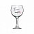 Taça de Vinho / Gin Grande Decorada - "Te Amo Muito" - 615 mL - 1 unidade - AllMix - - Imagem 1