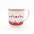 Caneca de Porcelana "Café com Amor"  Decorada Corações - 360 mL - 1 unidade - AllMix - Imagem 2