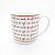 Caneca de Porcelana "Café com Amor" Lettering - 360 mL - 1 unidade - AllMix - - Imagem 1
