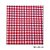 Guardanapo Chita Xadrez Vermelho - 40x40 Cm - 1 Unidade - Artesanal - Rizzo - Imagem 2