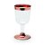 Taça de Vinho Descartável de Luxo Rose Gold 170mL - 6 Unidades - Cromus - - Imagem 1