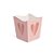 Cachepot de Papel Cartão Romântico Rose Gold - 10 unidades - Cromus - - Imagem 1