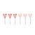 Pick Decorativo Romântico Rose Gold Sortidos - 12 unidades - Cromus - Rizzo - Imagem 1