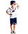 Fantasia Marinheiro Kids M - 1 Unidade - Sula - Rizzo - Imagem 1