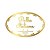Adesivo "Palha Italiana com Validade" - Ref.2015 - Hot Stamping - Dourado - 100 unidades - Stickr - Rizzo - Imagem 1