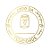 Adesivo "Copo Felicidade" - Ref.2006 - Hot Stamping - Dourado - 50 unidades - Stickr - Rizzo - Imagem 1