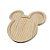 Tábua de Madeira Crua Rosto Mickey - 25 x 23 cm - 1 unidade - Rizzo - Imagem 2