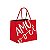 Sacola Premium Tanto Amor Vermelha 22x16,5x20cm - 01 Unidade - Cromus - Rizzo - Imagem 1